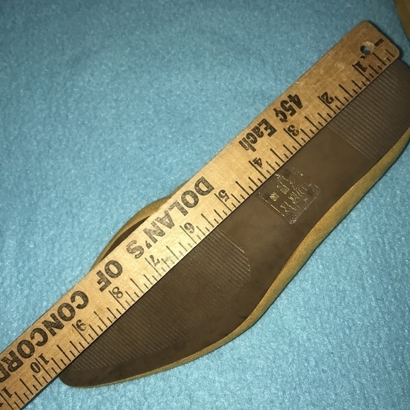 𝅺MARKET & SPRUCE mustard color soft suede flats NEW size 7.5 W - Picture 7 of 7